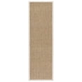 thumbnail image 3 of SAFAVIEH Natural Fiber Arbor Bordered Runner Rug, Natural/Ivory, 2'6" x 8' - Coastal Design, Natural & Ivory, Seagrass, Ideal for Entryway, Kitchen, Living Room, Office, Hallway, 3 of 13