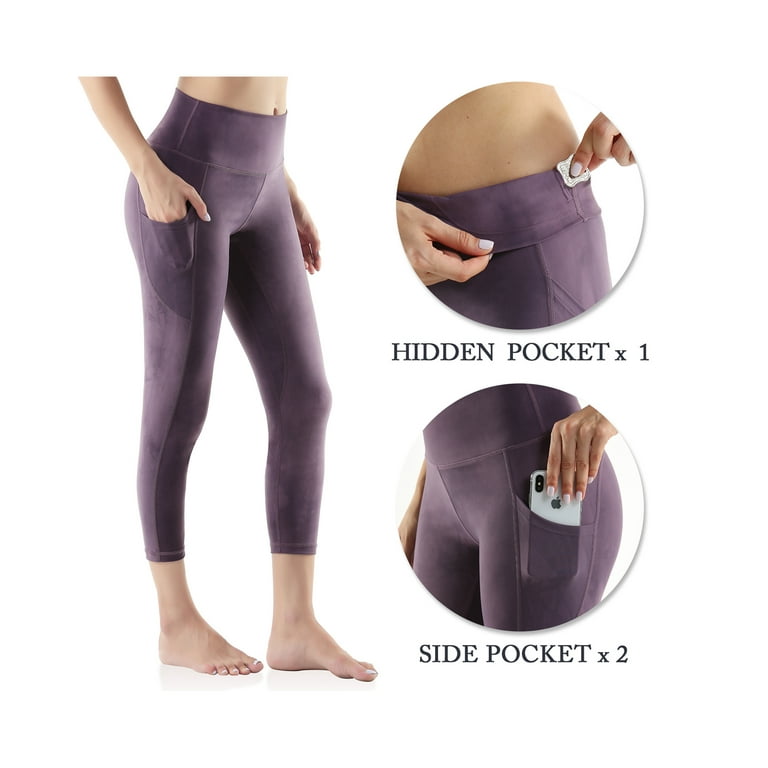 UUE 24Inseam Women's Leggings with Pockets Tummy Control, Butt Lifting  Capri