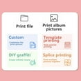 thumbnail image 3 of Maker Portable Children  Thermal Print Kid Camera 2.4 Inch Screen Digital Camera Photo Selfie HD Video Thermal Inkless Printing with 32GB Memory Card 3 Rolls White Print, 3 of 7