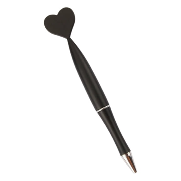 Novelty Heart Shaped Ballpoint Pens, Smooth Writing Black Ink Pens, Cute Decorative Desk Accessories, Fun Party Favors, Gifts for Office, Home, Birthdays, Novelty Stationery