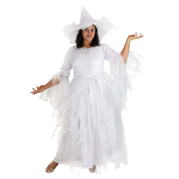 Women's White Witch Plus Size Costume