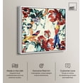 thumbnail image 2 of Maximalist Jungle Canvas Boho Maximalist Wall Art by Art Remedy, White Frame, 24" x 24", 2 of 7