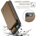 thumbnail image 7 of ShieldPlus for iPhone SE 3rd Gen & 2nd Gen, iPhone 8 & iPhonoe 7 Wallet Case with RFID Blocking Card Holder,Durable Kickstand Shockproof Phone Case for iPhone SE 2022 /2020 / iPhone 8/7 4.7",Brown, 7 of 7