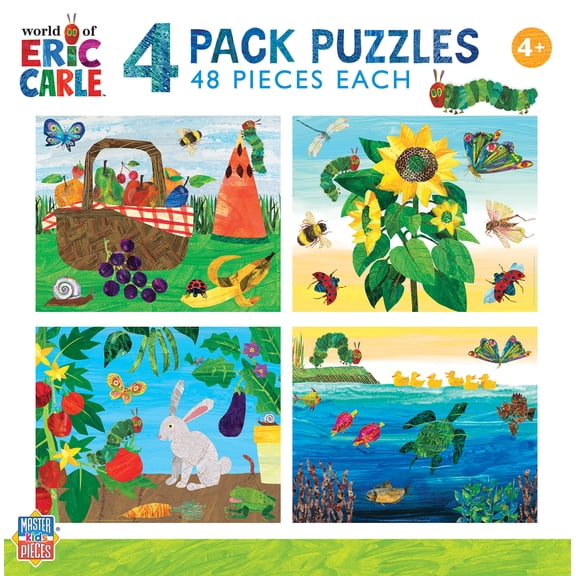 MasterPieces Eric Carle 4-Pack 48 Piece Jigsaw Puzzles