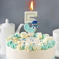 thumbnail image 1 of onlyliua para Interior/Exterior Pastel En Forma de Copo de Nieve, Vela En Número de Muñeco de Nieve, Decoración de Cumpleaños para Niños, Pastel de Cumpleaños Temático, Cupcakes, Suministros para Cum, 1 of 6