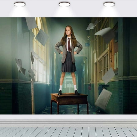 Matilda school Poster Wall Decor Birthday Banner Backdrop Background Party Supplies Taspestry