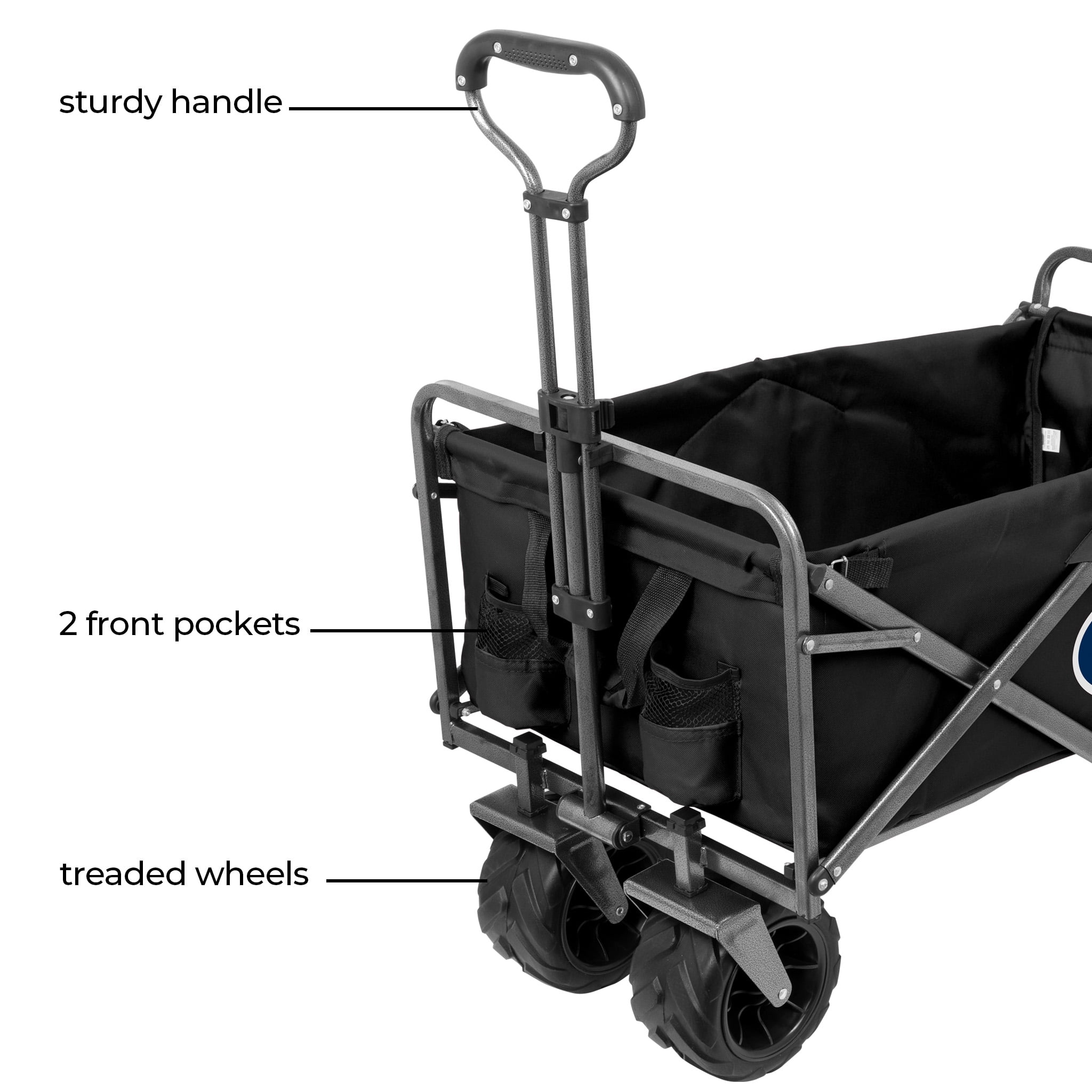 Smart Design Collegiate Heavy Duty Sports Wagon- BYU Cougars