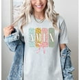thumbnail image 2 of Moonlight Apparel Amen Graphic T-Shirt Faith Floral Print Shirt Women's Christian Casual Tee Inspirational Comfort Multi-Colors T-Shirt Cute Religious Top Boho Style, 2 of 6