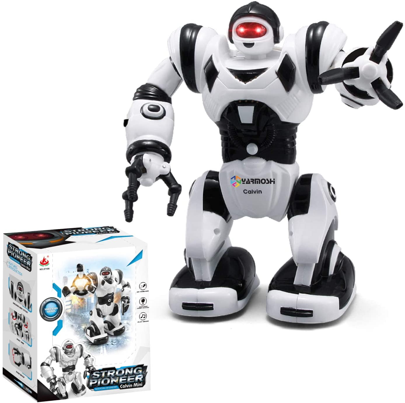 Poradce Portugalština Nepřímý Walking Robot Toy Hodně štěstí Rozsah Prázdný
