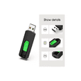 thumbnail image 2 of Memoria Usb 2.0 Topesel De 8 Gb, Plateado, 10 Piezas negro, 2 of 3
