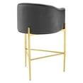 thumbnail image 4 of Modway Savour Tufted Performance Velvet Bar Stool in Charcoal, 4 of 4