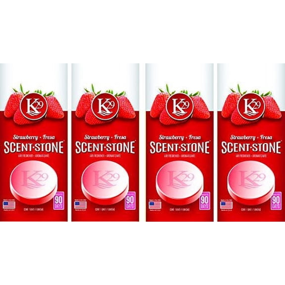 Sterling Teal (K16012-4) K29 'Strawberry' Stone Air Freshener, (Pack of 4)