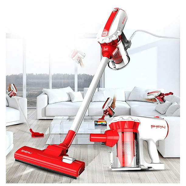 RWVBM Smart Home Sale Savings 6KPa Powerful Vacuum Cleaner 400W Wire Vacuum Cleaner Lightweight Handheld Stick Vacuum Cleaner Suitable For Pet Hair Hard Floors And Carpets Red Walmart