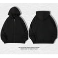 thumbnail image 6 of Men's 420g Thickened Fleece Zip-Up Hooded Sweatshirt Jacket, 6 of 16