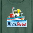 thumbnail image 3 of Pete The Cat - Ahoy Pete - Women's Lightweight French Terry Long Sleeve Shirt, 3 of 6