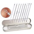 thumbnail image 2 of 9PCS Blackhead Remover Kit Creative Double-head Acne Removal Pimple Remover Kit, 2 of 10