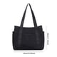 thumbnail image 3 of Bolsa de mamá de ocio para mujer bolsa organizadora de pañales para recién nacidos con múltiples bolsillos negro, 3 of 8