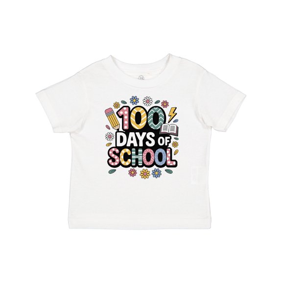 Inktastic 100 Days of School Girls Toddler T-Shirt