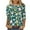Multicolor Plus Size Blouse for Women_u, variant on CYMMPU Spring Tops Round Neck Loose Fit Tunic Tops Boho Blouses for Women Dressy Casual Fall Fashion Shirts 3/4 Sleeve Flower Pattern Lightweight Basic T-Shirts Multicolor XXXXXL