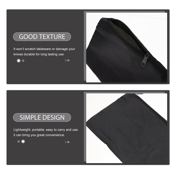 Kesenlong grill tool holder 4Pcs Camping Flatware Storage Bag Barbecue Tools Organizer Outdoor Utensils Holder