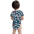 thumbnail image 5 of Daiia Dental Printed Unisex-Baby Short Sleeve Onesies Bodysuits Baby Climbing Clothes Soft and Comfortable Romper with Expandable Shoulder Design-2 Years, 5 of 8