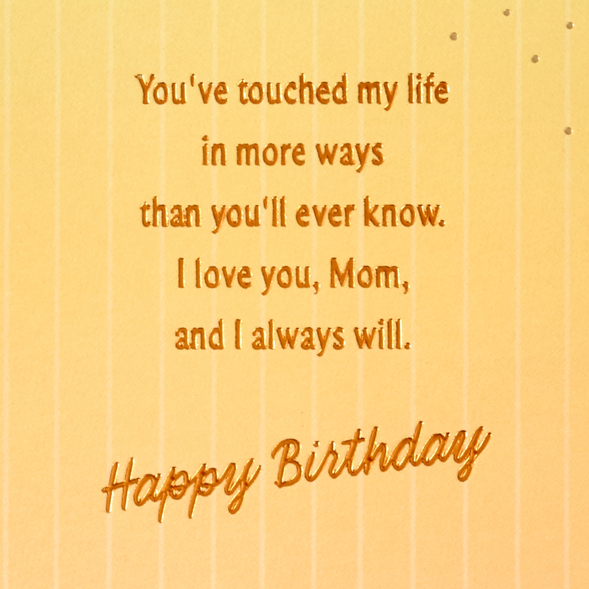 Hallmark Birthday Card for Mom (A Mother Like You)