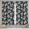 thumbnail image 2 of Ambesonne Romantic Valance & Curtain, Raccoon I Love You, 55"x24", Multicolor, 2 of 6