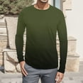 thumbnail image 2 of VJATTWR Men Long Sleeve Pullover High Neck Turtleneck Stretch Slim Basic T Shirt Tee Top L, 2 of 4