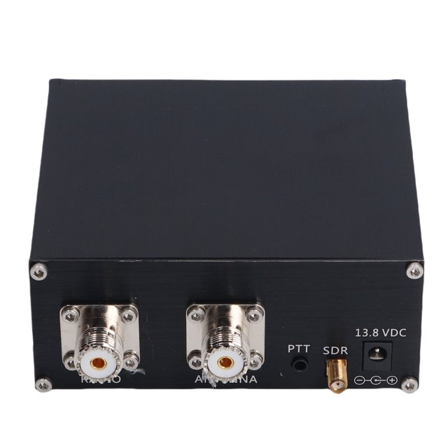 Antennae Sharer, DC-160MHz SDR Transceiver Antennae TR Switch Rugged Aluminum Alloy Housing for Outdoor Activities US Plug,EU Plug