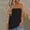 Black womens tops 28, variant on USSUMA Sleeveless Womens Blouses and Tops Dressy Gradient Strapless Bandeau Plus Womens Tops Casual Ombre Tube Tops Tanks T-Shirts Shirt for Women Trendy Off Shoulder Tunic Plus Size