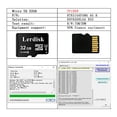 thumbnail image 4 of Tarjeta micro SD Lerdisk 32 GB U3 A1 V30 clase 10, paquete de 10 unidades con adaptador, 4 of 9