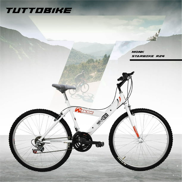 Monk Bicicleta Rodado 26 18 Velocidades Bicicleta De Montaña Monk