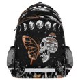 thumbnail image 1 of Mochila YoCosy, marrón, calavera gótica, mariposa, galaxia negra, 1 of 7