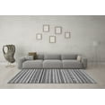 thumbnail image 3 of Ahgly Company Indoor Rectangle Abstract Gray Modern Area Rugs, 7' x 9', 3 of 4