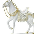 thumbnail image 6 of TISHITA Horse Statue Horse Figurine Collection Creative Resin Horse Ornament Horse Sculpture for Home Bookcase Furniture Table Office White, 6 of 7