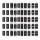 thumbnail image 2 of 100 Pcs Resistencia de Aleación 2512 Smd Kit de Muestras de Resistencia, R001 R002 R005 R008 R010 R015 R020 R025, 2 of 5