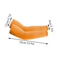 thumbnail image 3 of 1 Pair Ice Arm Sleeves Sun Protection Sleeves Sports Hand Cover Summer Sun UV Arm Protection Cooling Warmer Outdoor Breathable ZR, 3 of 7