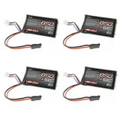 Venom 10C 2S 850mAh 6.6V LiFE Receiver 4 Packs fits Dragon Force Sailboat