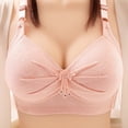 thumbnail image 1 of Harpily 2025 Bra Women Clearance Lace Back Button Shaping Cup Adjustable Shoulder Strap Large Size Bra, 1 of 8