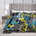 thumbnail image 4 of Kll Fleece Blanket Plush Throw Blanket Goal Time,Soft Fuzzy Cozy Flannel Blanket For Couch Sofa Bed.(40"X30"), 4 of 9
