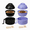 Black & Purple, variant on 2 Sets of Microwave Ramen Bowls, Portable Wheat Fiber Ramen Cooker with Featuring Integrated Handles Strainer Spoon Chopsticks Fork, Ideal Cookware for College Dorms Apartments, 40 oz,Black & Beige