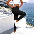 thumbnail image 2 of Admvng Pants for Women Solid Casual Stretchy Workout Yoga Trousers, 2 of 7