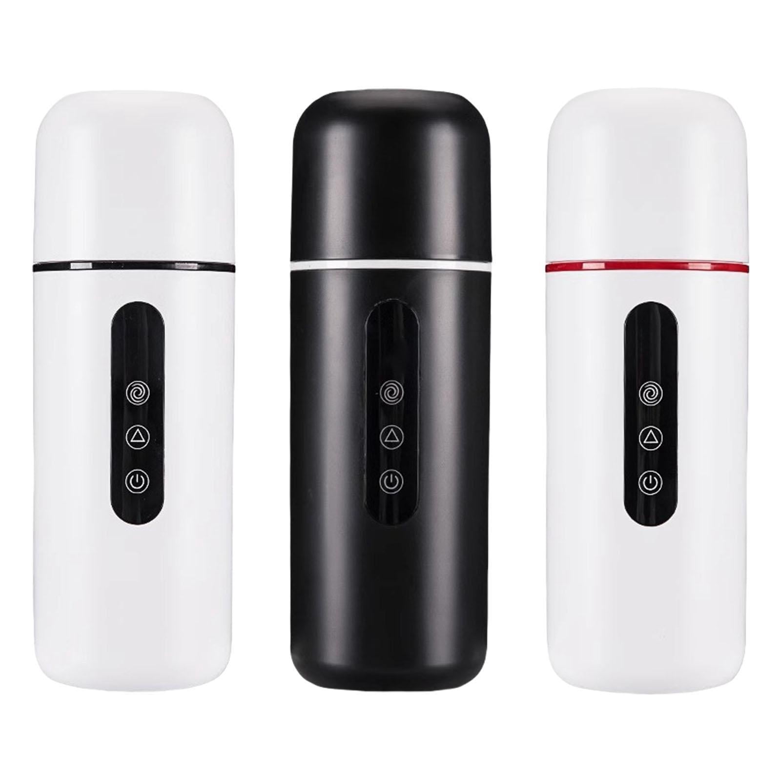 BIBABLYKE Portable Electric Travel Kettle 12V/24V Car Heater with Built In Stirring Function Easy to Carry for Drink Coffee Milk