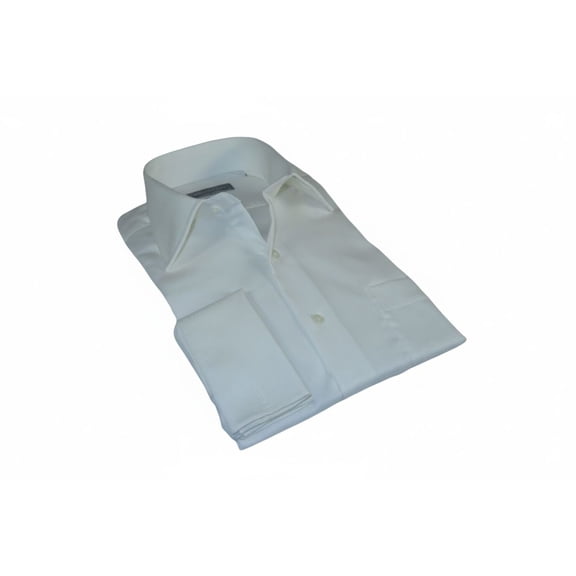 Men's Dress Shirt Christopher Lena 100% Cotton Wrinkle Free C507WD0F Ecru