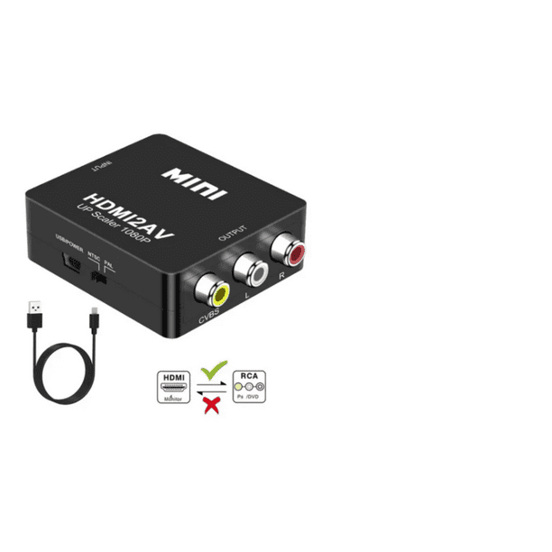Adaptador convertidor HDMI a RCA Malubero Malu342