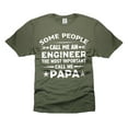 thumbnail image 4 of Mens Engineer T-shirt Engineer Papa Shirt Call Me An Engineer Shirt Call Me Papa Shirt (X-Large Navy Blue), 4 of 6