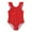 Red, variant on HIPYLO One Piece Swimsuit Teens One Bathing Suits for Kids Mommy and Me Swimsuits Girls Swim Coverup Kids Swimsuit Baby Swim Suit Girl Boys Swim Shirts Size 10-12 Girl Swim Swimsuit Thermal