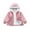 Pink, variant on Kaemgyyd Baby Girls Rain Jackets Toddler Long Sleeve Waterproof Raincoat Lightweight Hooded Windbreakers Coats Outwear 9 M-14 Y