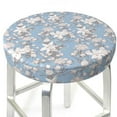 thumbnail image 3 of Lsque Lily Flower Round Bar chair cushion covers Velvet Fabric Premium Comfort Protects from Scratches and Stains for 14-17 Inch Chair- 13 inch, 3 of 7