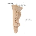 thumbnail image 2 of Raindrops  Corbels Decoration European Carving Sign Letters Large Khaki, 2 of 8